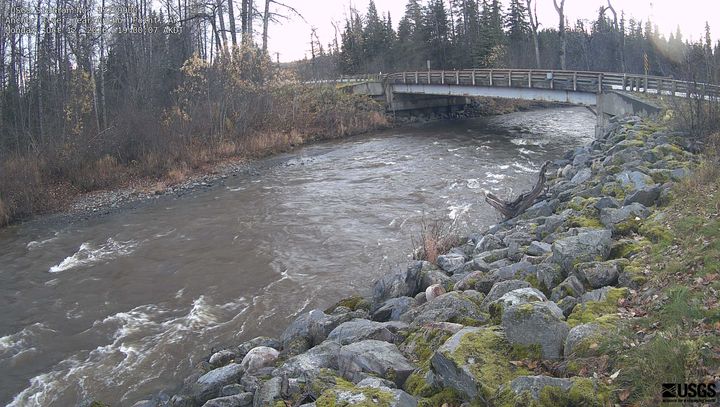 Anchor River near Anchor Point, AK: the newest picture from the USGS camera