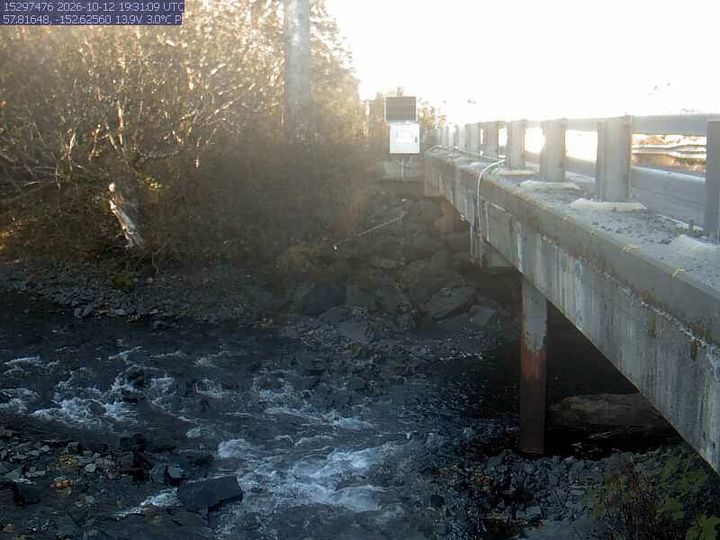 Red Cloud River at Anton Larson Bay Road near Kodiak, AK: the newest picture from the USGS camera