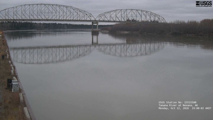 Tanana River at Nenana, AK: the newest picture from the USGS camera