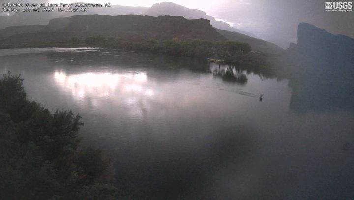 Colorado River at Lees Ferry Downstream: the newest picture from the USGS camera