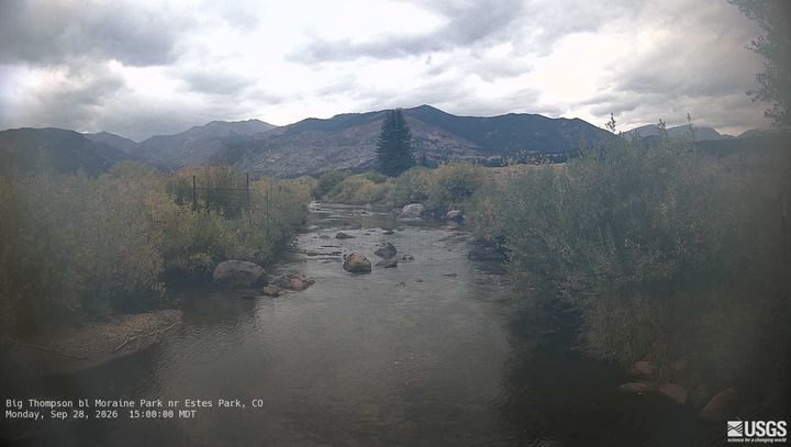 Big Thompson bl Moraine Park nr Estes Park Webcam view