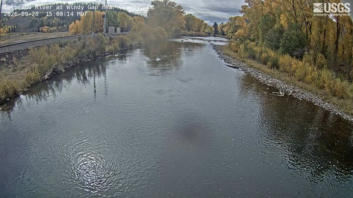 Colorado River at Windy Gap near Granby Webcam view