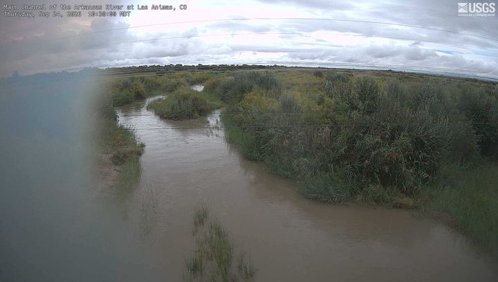 Main Channel of the Arkansas River at Las Animas
