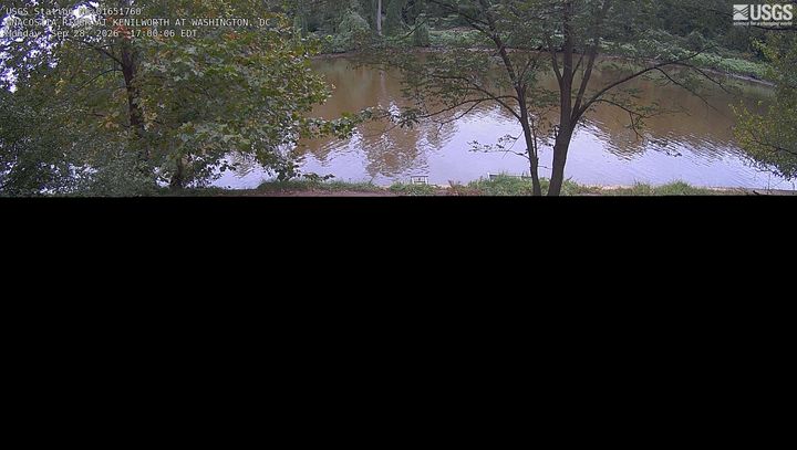 ANACOSTIA RIVER AT KENILWORTH AT WASHINGTON Webcam view