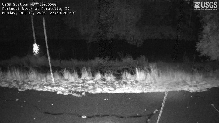 Portneuf River at Pocatello, ID: the newest picture from the USGS camera