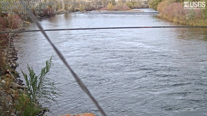 Salmon River at Salmon, ID: the newest picture from the USGS camera