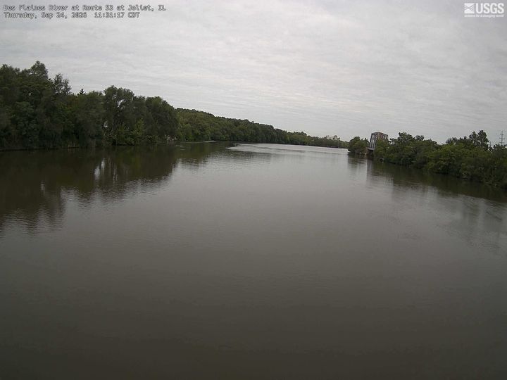 Des Plaines River at Route 53 at Joliet