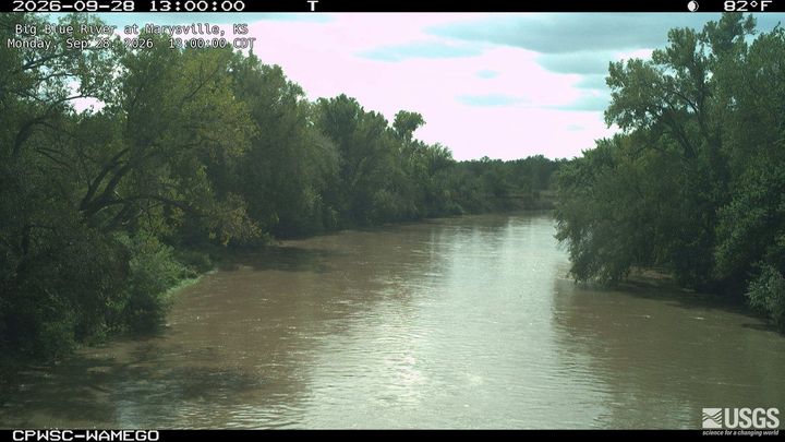 Big Blue River at Marysville Webcam view