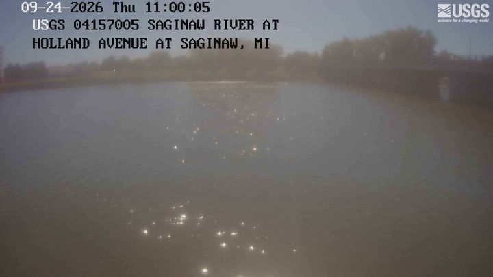 Saginaw River at Holland Ave at Saginaw