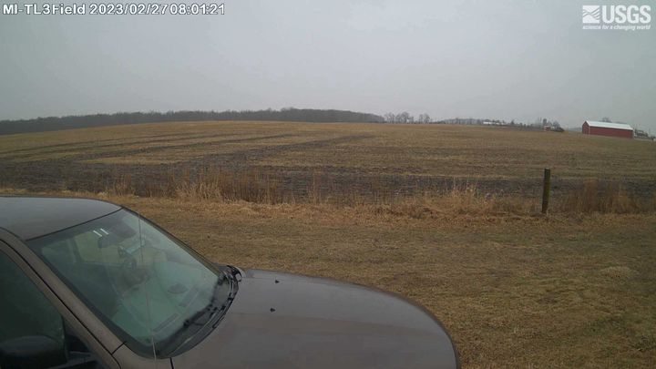 Tile Drain to Mill Creek near Waldron FIELD Webcam view