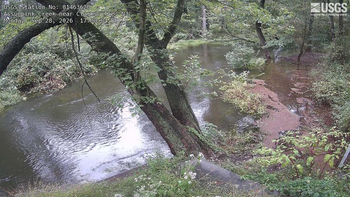 Assunpink Creek near Clarksville Webcam view