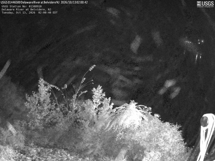 Delaware River at Belvidere, NJ: the newest picture from the USGS camera
