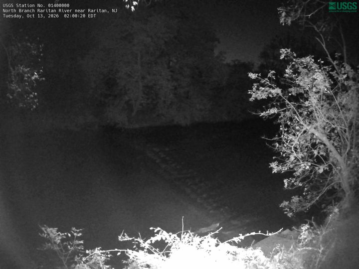 North Branch Raritan River near Raritan, NJ: the newest picture from the USGS camera