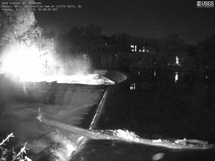 Passaic River above Beatties Dam, NJ: the newest picture from the USGS camera