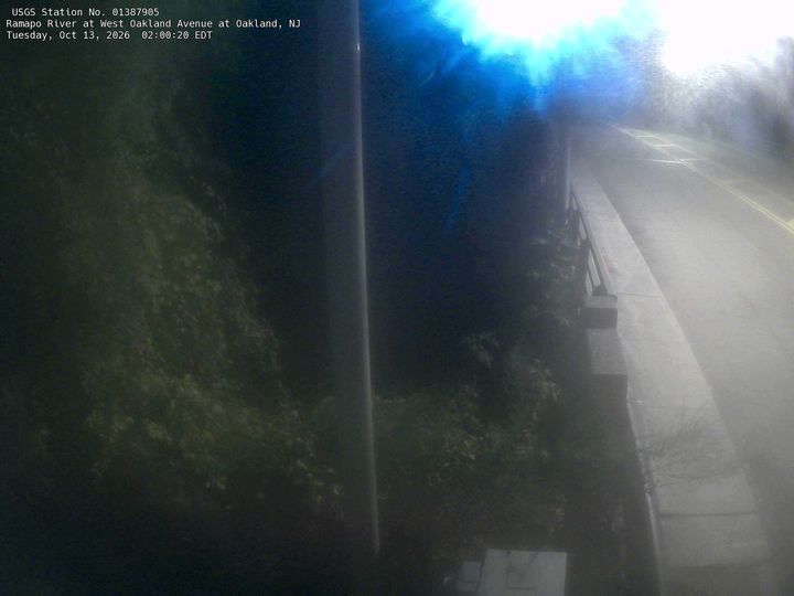 Ramapo River at Oakland, NJ: the newest picture from the USGS camera