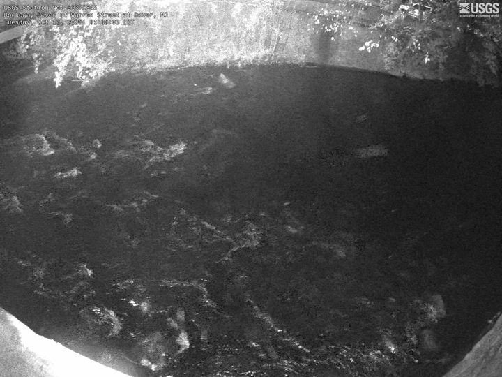 Rockaway River at Dover, NJ: the newest picture from the USGS camera