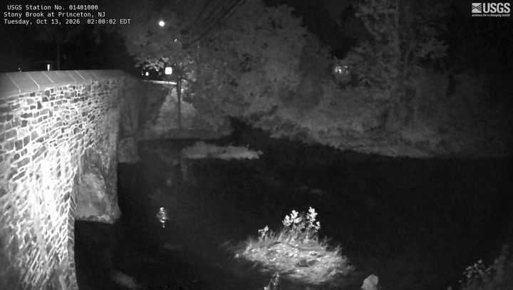 Stony Brook at Princeton, NJ: the newest picture from the USGS camera