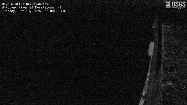 Whippany River at Morristown, NJ: the newest picture from the USGS camera