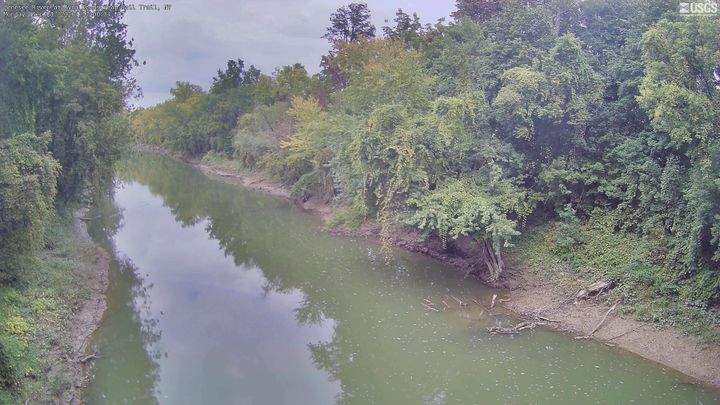 Genesee River at Avon Downstream Rail Trail Webcam view
