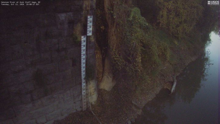 Genesee River at Avon Staff Gage: the newest picture from the USGS camera
