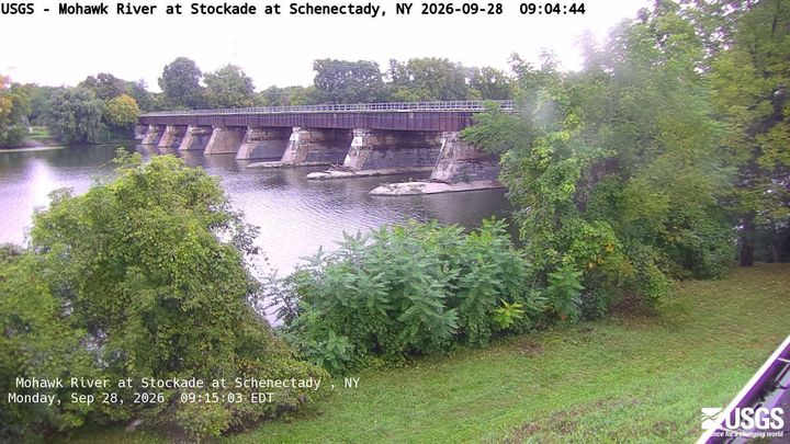 Mohawk River at Stockade at Schenectady Webcam view