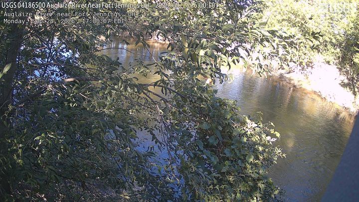 Auglaize River near Fort Jennings Webcam view