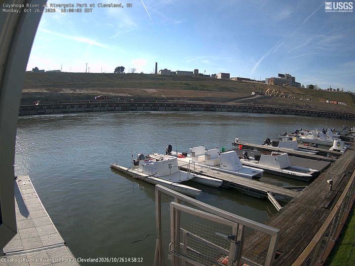 USGS camera view: Cuyahoga · Rivergate Park