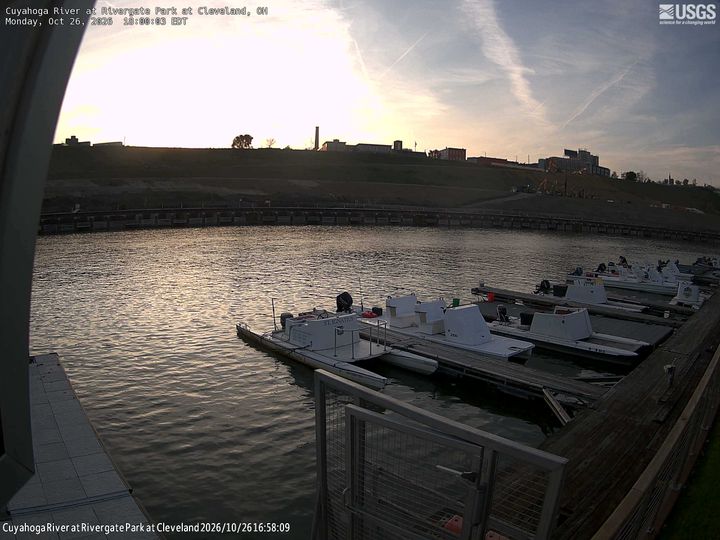 USGS camera view: Cuyahoga · Rivergate Park