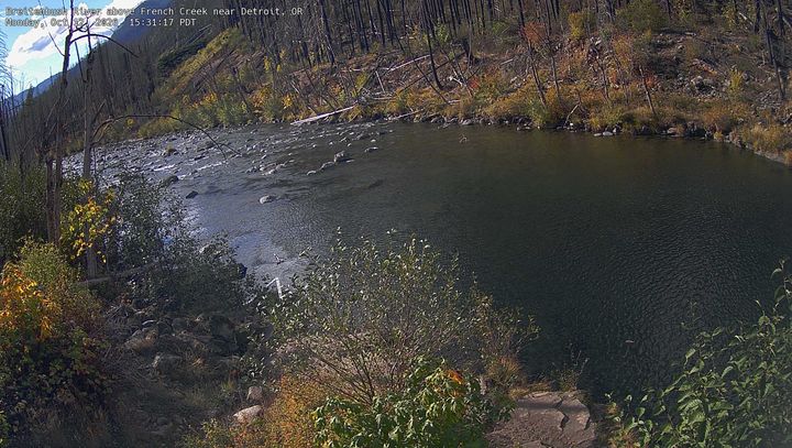 Breitenbush River above French Creek near Detroit