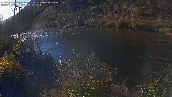 Breitenbush River above French Creek near Detroit