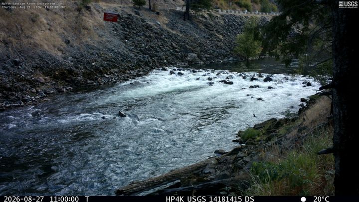 North Santiam River Downstream Webcam view