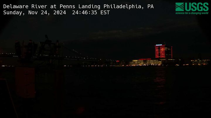 Delaware River at Penns Landing Philadelphia