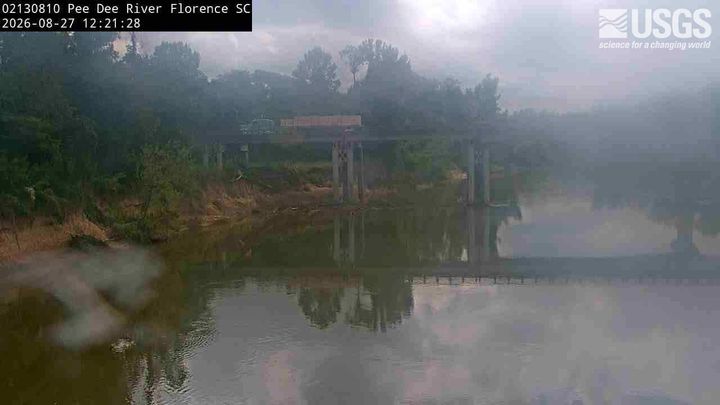Pee Dee River near Florence UPSTREAM Webcam view
