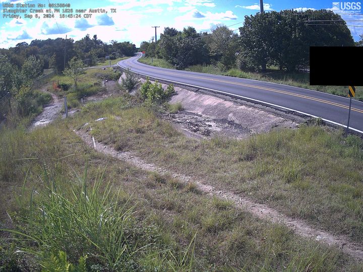 Current view from Slaughter Creek webcam