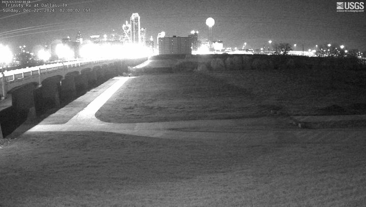 Current view from Trinity River webcam