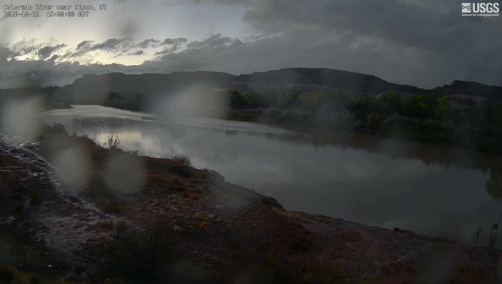Colorado River near Cisco, UT: the newest picture from the USGS camera