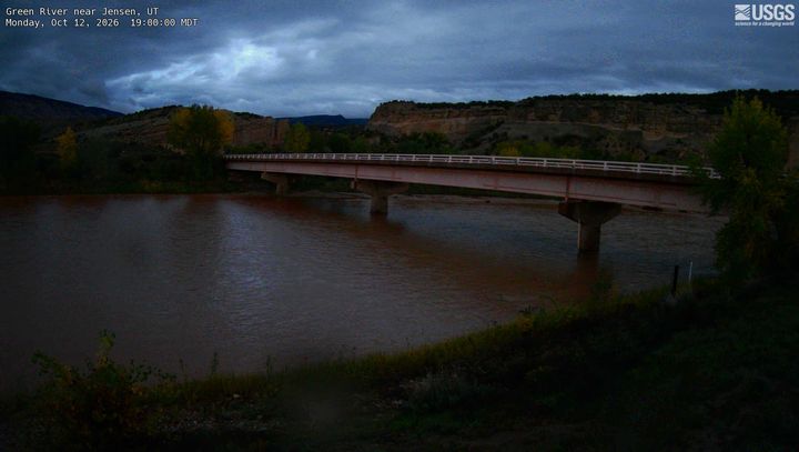 Green River at Jensen, UT: the newest picture from the USGS camera