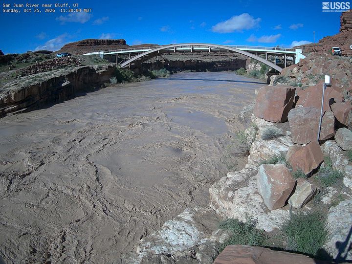 Latest USGS camera picture of San Juan River near Bluff