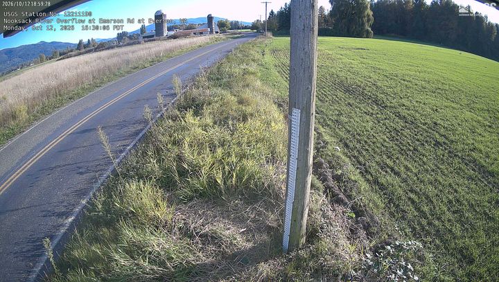 Nooksack River Overflow at Emerson Rd at Everson