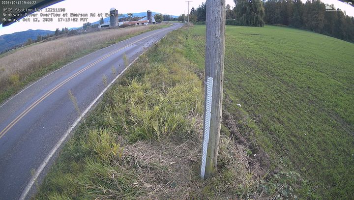 Nooksack River Overflow at Emerson Rd at Everson