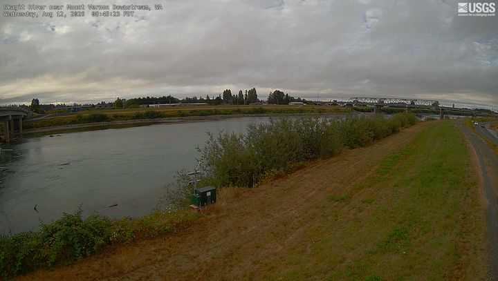 Webcam view of the Skagit River