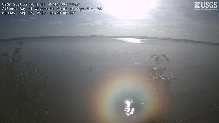 Allouez Bay at Wisconsin Point at Superior Webcam view