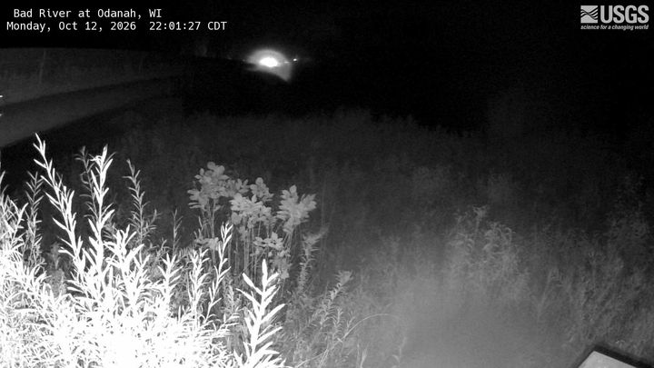 Bad River (WI) at Odanah, WI: the newest picture from the USGS camera