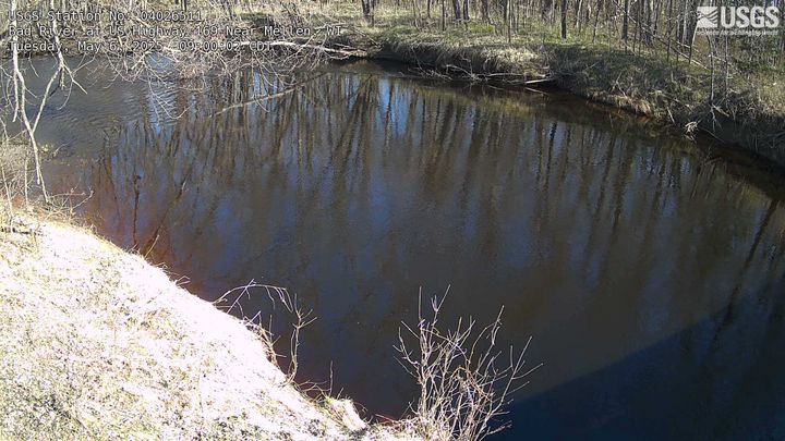 Bad River at US Highway 169 Near Mellen Webcam view