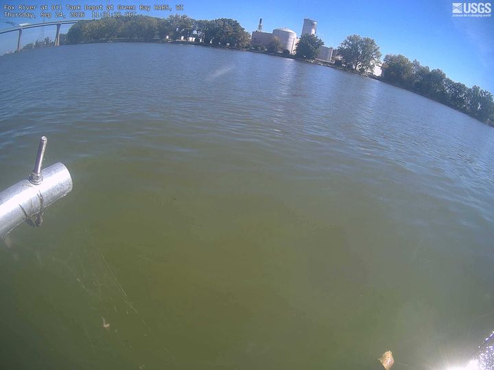 Fox River at Oil Tank Depot at Green Bay HABS