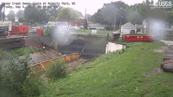 Honey Creek Sewer Grate at McCarty Park — latest image