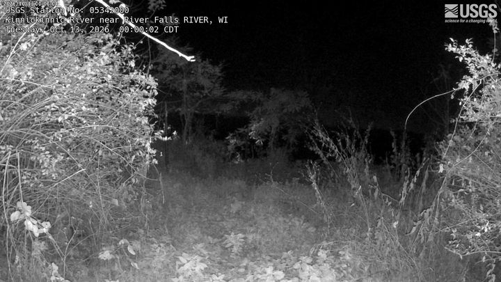 Kinnickinnic River near River Falls RIVER: the newest picture from the USGS camera