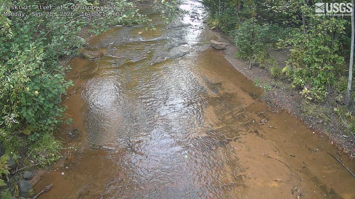 Siskiwit River at Cornucopia Webcam view