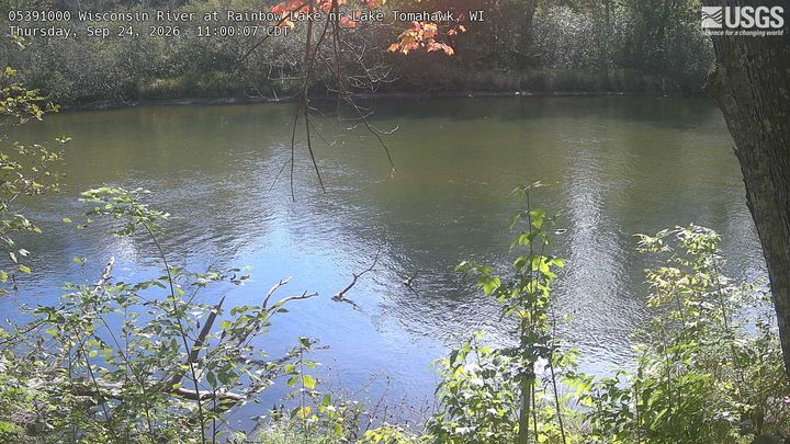 Wisconsin River at Rainbow Lake nr Lake Tomahawk