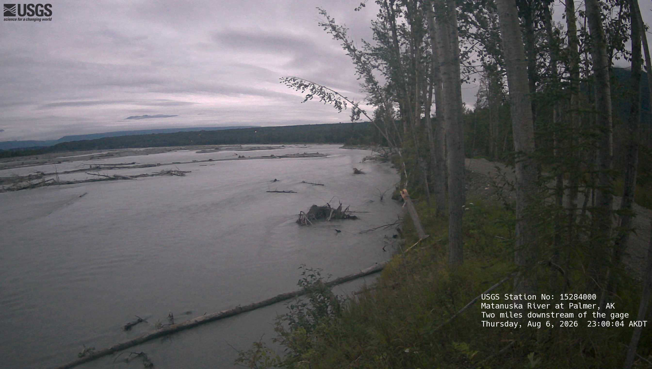 Most recent image at Matanuska River at Palmer